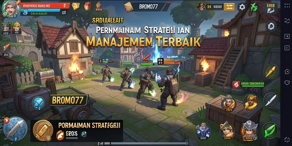 Screenshot utama BROMO77 menampilkan gameplay seru yang menarik.