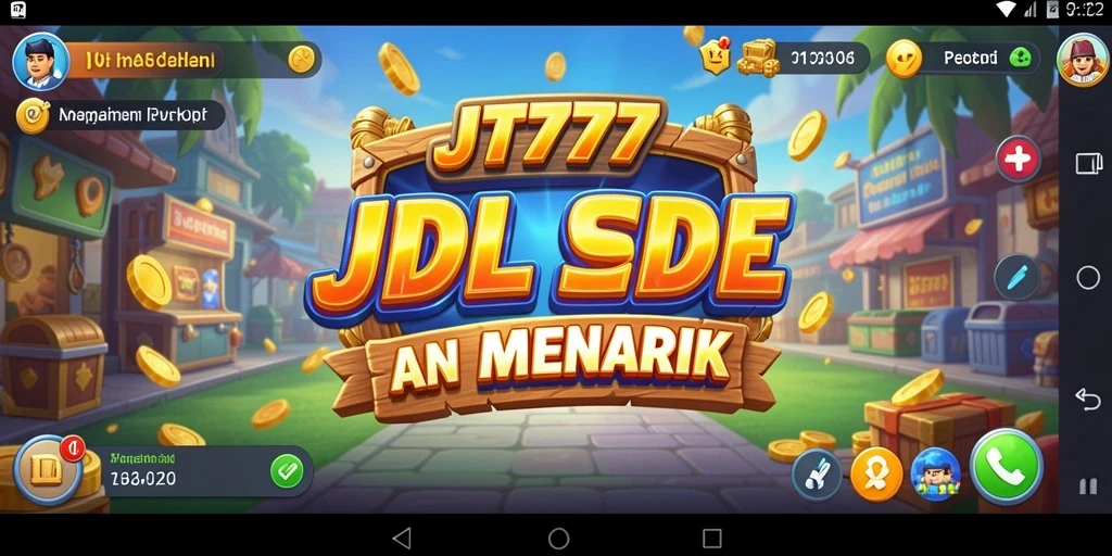 Screenshot menampilkan gameplay yang seru dan santai dari JT777.