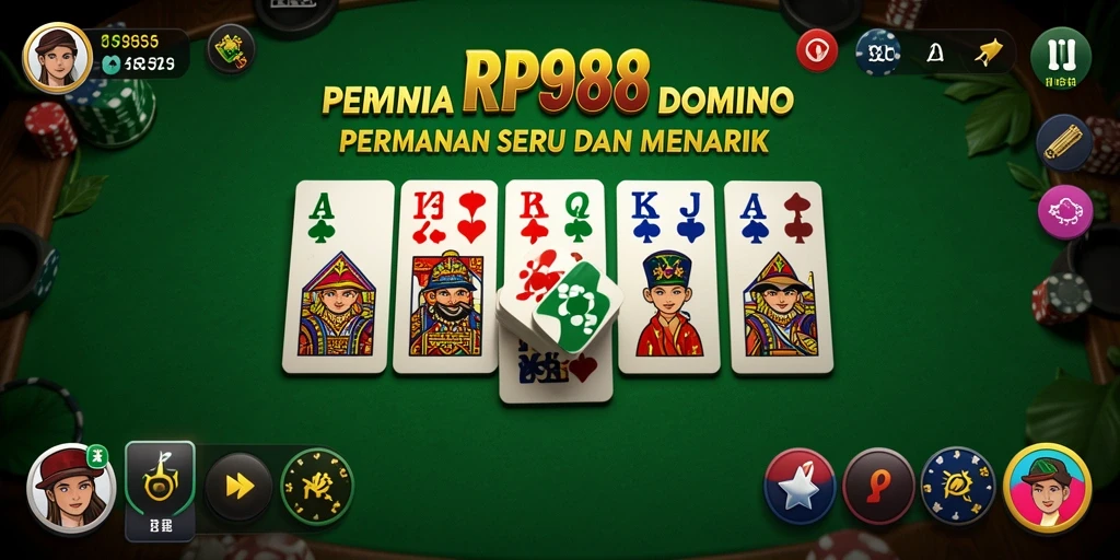 Tampilan menarik dari gameplay Domino di RP888.